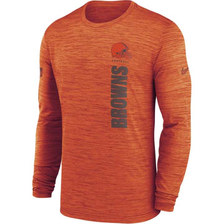 Nike Nike Cleveland Browns Sideline Velocity Men's Nike Dri FIT Nfl Long Sleeve T Shirt