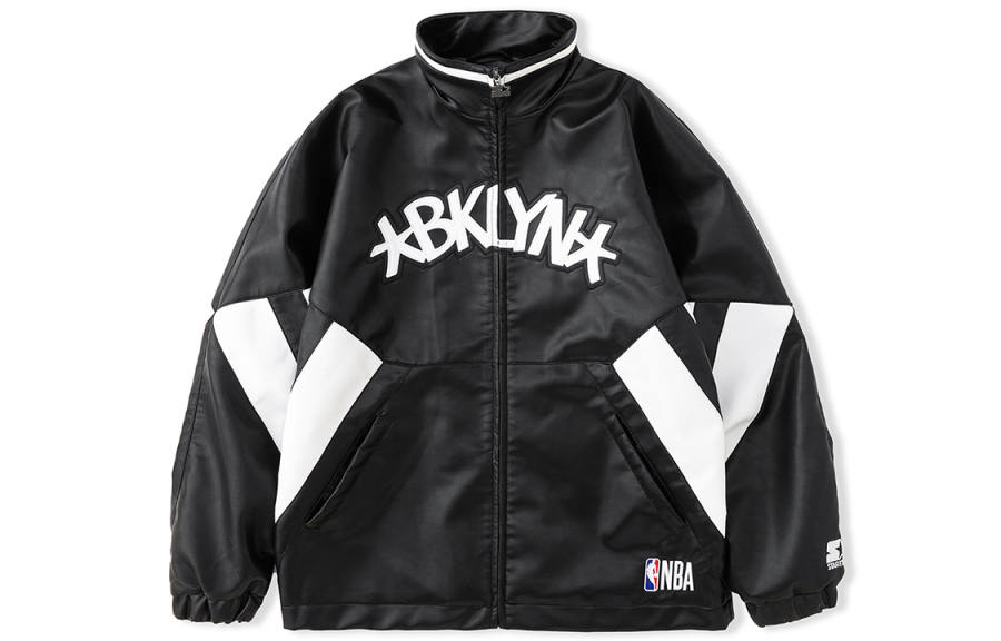 STARTER STARTER X NBA Jackets Unisex Black Turtleneck Moderate Other