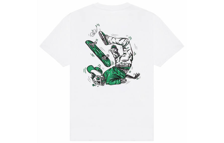 New Balance New Balance Drop Shoulder Sleeve T Shirt Unisex White