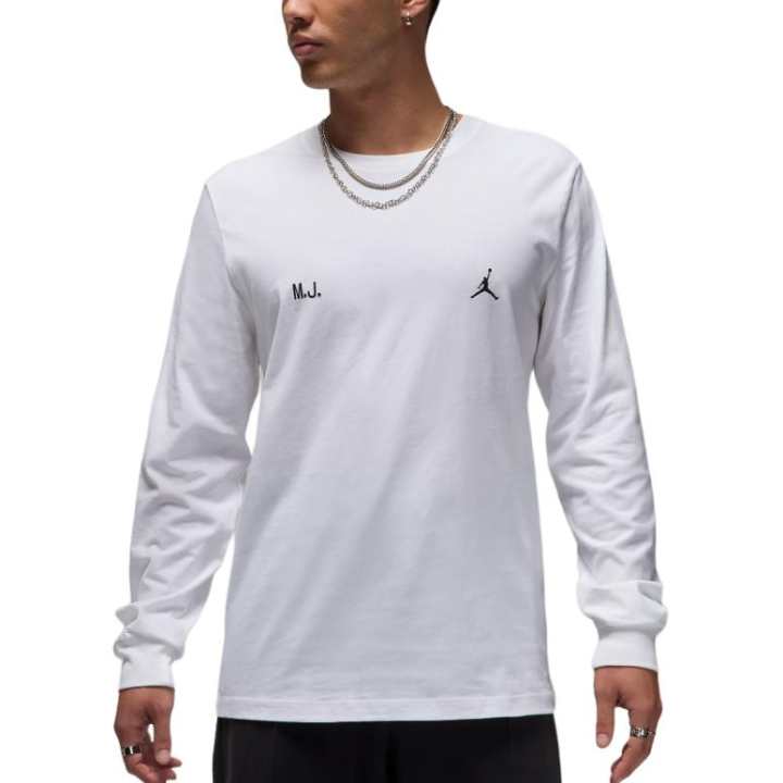 Jordan Jordan T Shirts Men's White Crew Neck Moderate