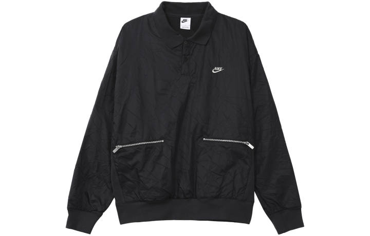 Nike Nike Jackets Men's Black Lapel Moderate