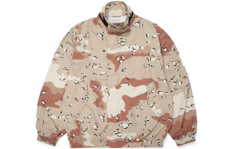 MADNESS Jackets Unisex Khaki Stand Collar Moderate Other