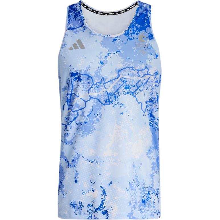 Adidas Adidas Free Shipping With AdiClub Boston Marathon® 2025 Allover Print Tank Top