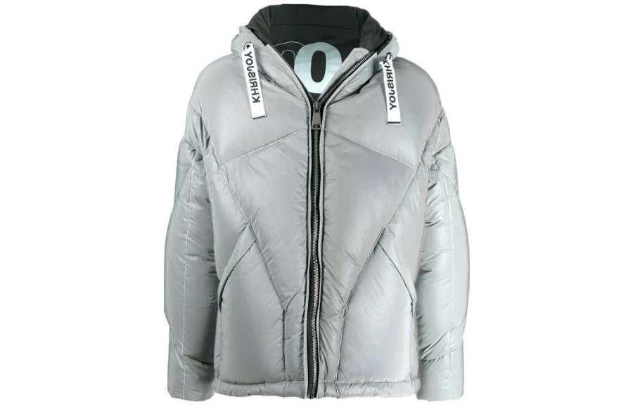 KHRISJOY 【Previous Season】drawstring hooded down jacket