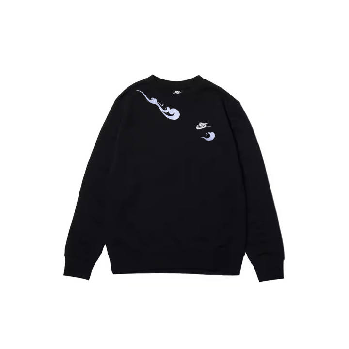 Nike Nike Sweatshirts Men's Black Crew Neck Moderate Regular