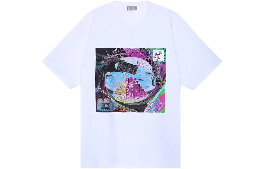 Cav Empt T Shirts Men's White Crew Neck Moderate Straight Fit