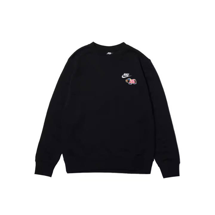 Nike Nike Sweatshirts Men's Black Crew Neck Moderate