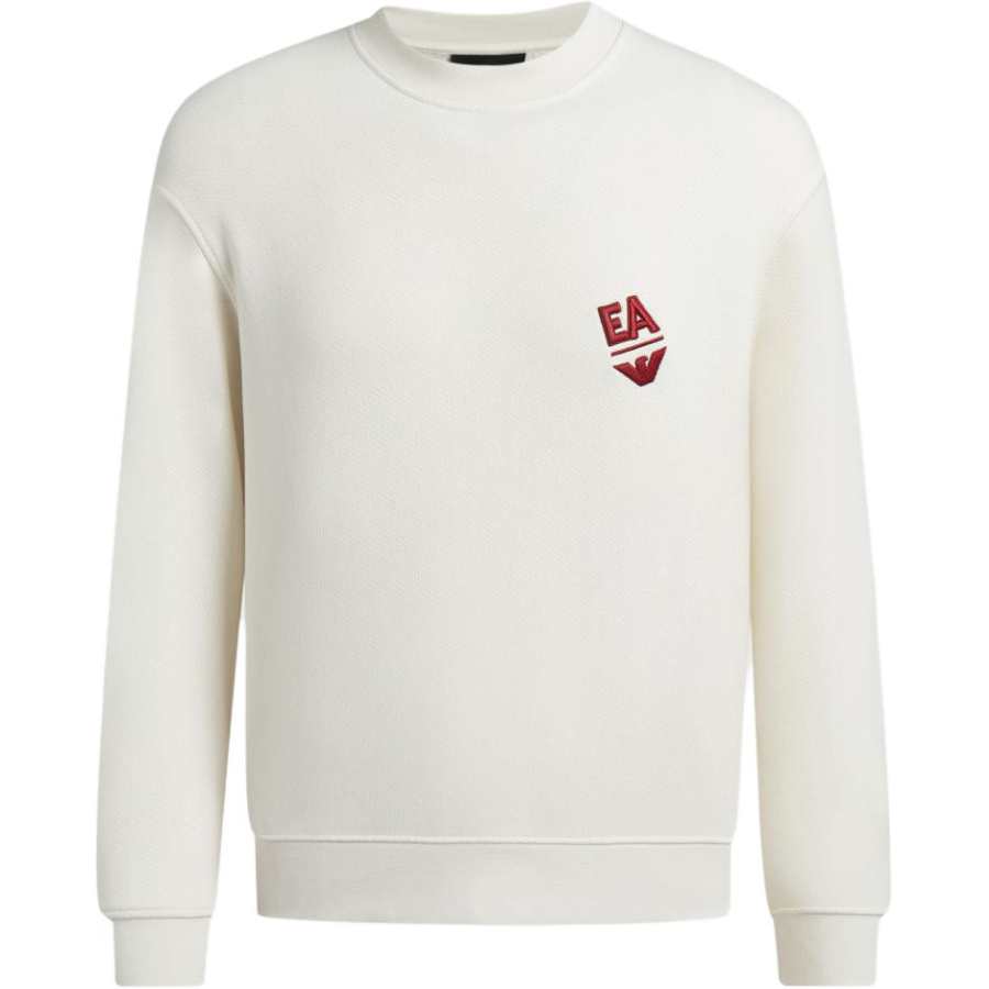 EMPORIO ARMANI EMPORIO ARMANI Logo-embroidered Cotton Sweatshirt