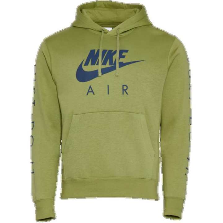 Nike Nike Sweatshirts Men's Green Hooded Moderate Regular