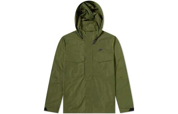 Nike Nike Jackets Men's Green Hooded Moderate Other