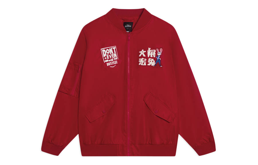 Li-Ning Li Ning x Disney Sports Fashion Collection Jacket Unisex Agate Red