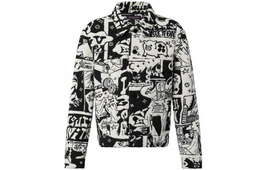 LOUIS VUITTON LOUIS VUITTON Lv Comics Trucker Jacket