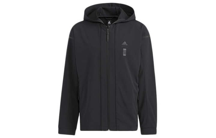 Adidas Adidas Jackets Men's Black Hooded Moderate Other