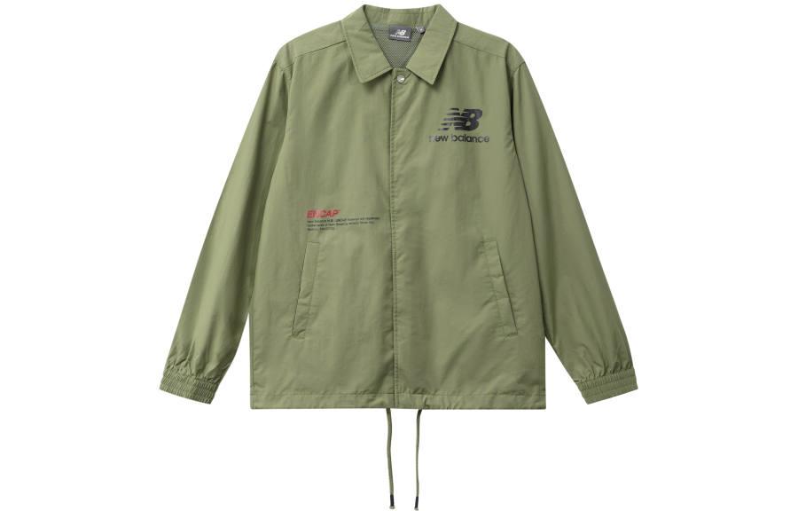 New Balance New Balance Jackets Unisex Green Lapel Moderate Other