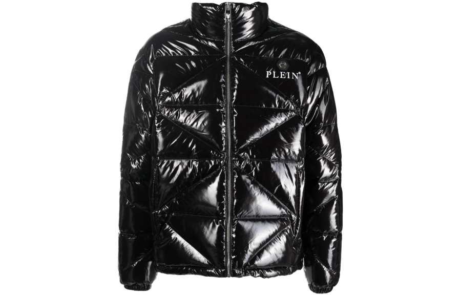 PHILIPP PLEIN Padded High-Shine Detailed Jacket