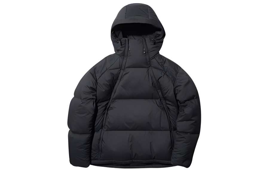 Snow Peak Jackets Unisex Black Hooded Moderate Other