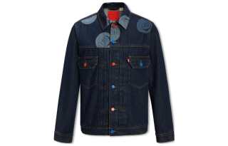 Levis Denim Jackets Men's Blue Lapel Moderate Other