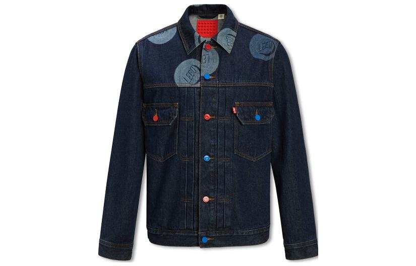 Levis Levis Denim Jackets Men's Blue Lapel Moderate Other