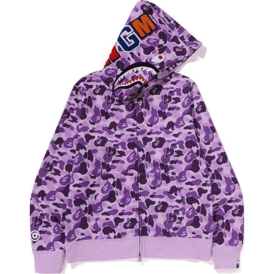A BATHING APE Bape Store Taipei Separate Shark Full Zip Hoodie