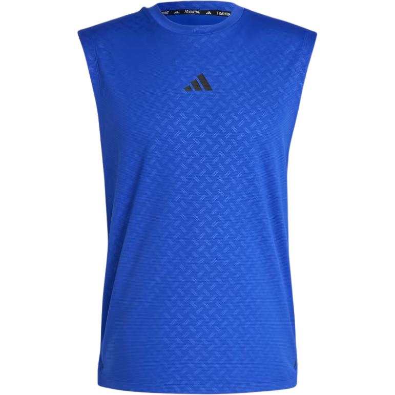 Adidas Adidas Tank Top Men's Semi Transparent Blue