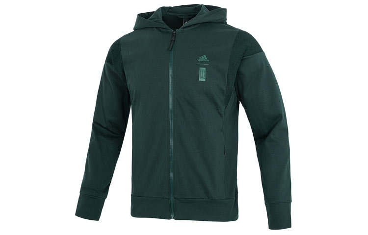 Adidas Adidas Jackets Men's Green Hooded Moderate Other