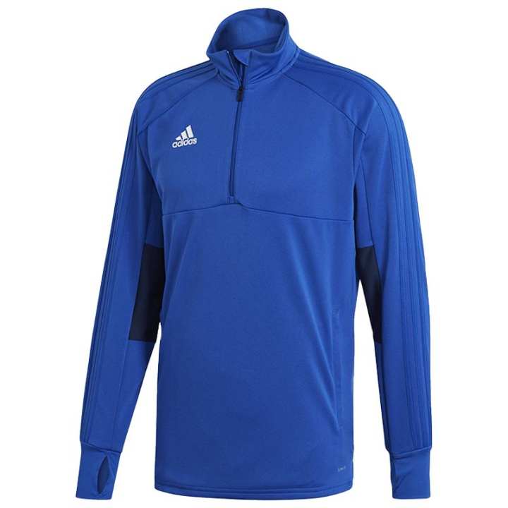 Adidas Adidas Sweatshirts Men's Blue Stand Collar Moderate Regular