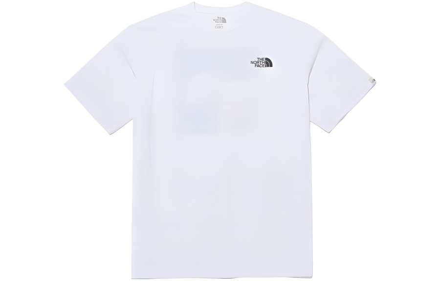 THE NORTH FACE T Shirts Men's White Crew Neck Moderate Straight Fit