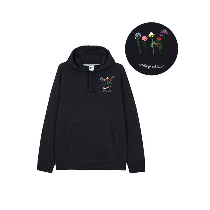 Nike Nike Sweatshirts Men's Black Hooded Moderate Regular