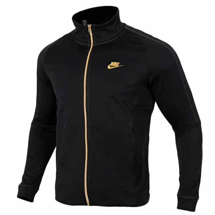 Nike Nike Jackets Men's Black Gold Stand Collar Moderate Other