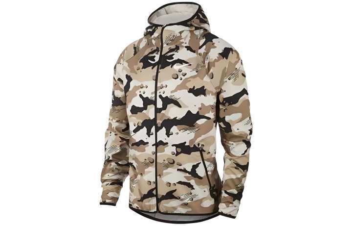 Nike Nike Jackets Men's Light Umber Hooded Moderate Straight Fit