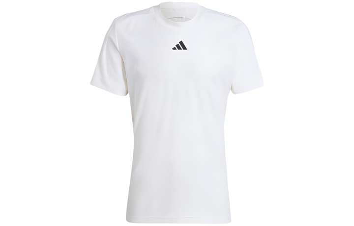 Adidas Adidas T Shirts Men's White Crew Neck Moderate