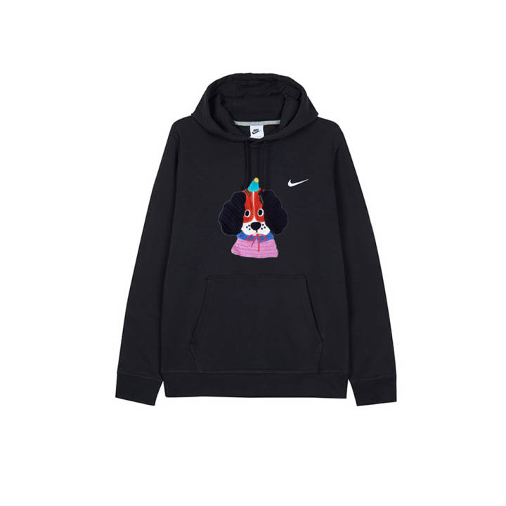 Nike Nike Sweatshirts Men's Black Hooded Moderate