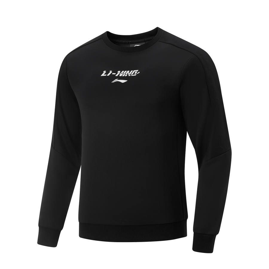 Li-Ning Li Ning Table Tennis Collection Knitwear Unisex Black Crew Neck Moderate Other