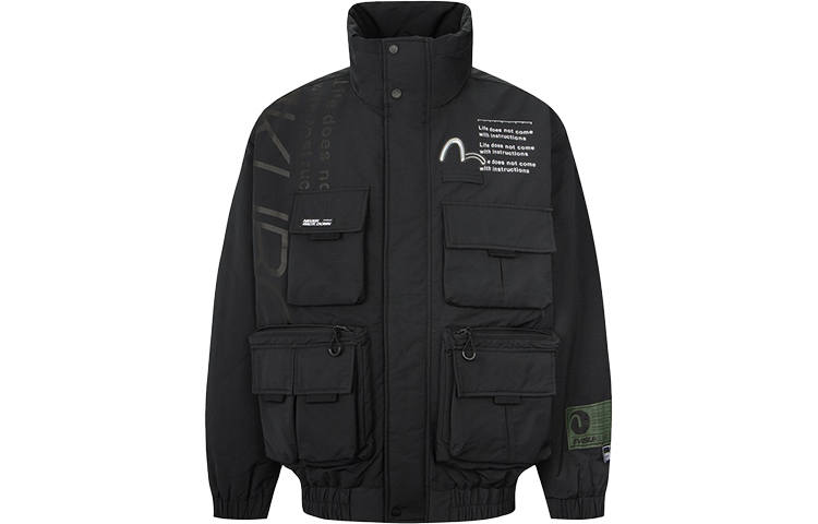 EVISU EVISU Jackets Men's Stand Collar Moderate Other