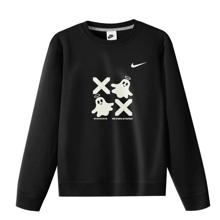 Nike Nike Sweatshirts Unisex Black Crew Neck Moderate Regular