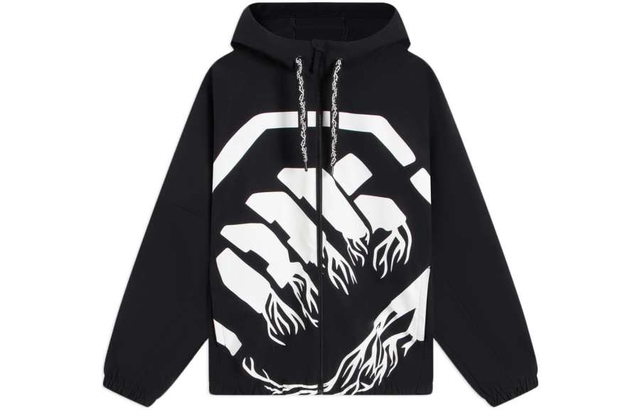 Li-Ning Li Ning BADFIVE Jackets Men's Black Hooded Moderate Other