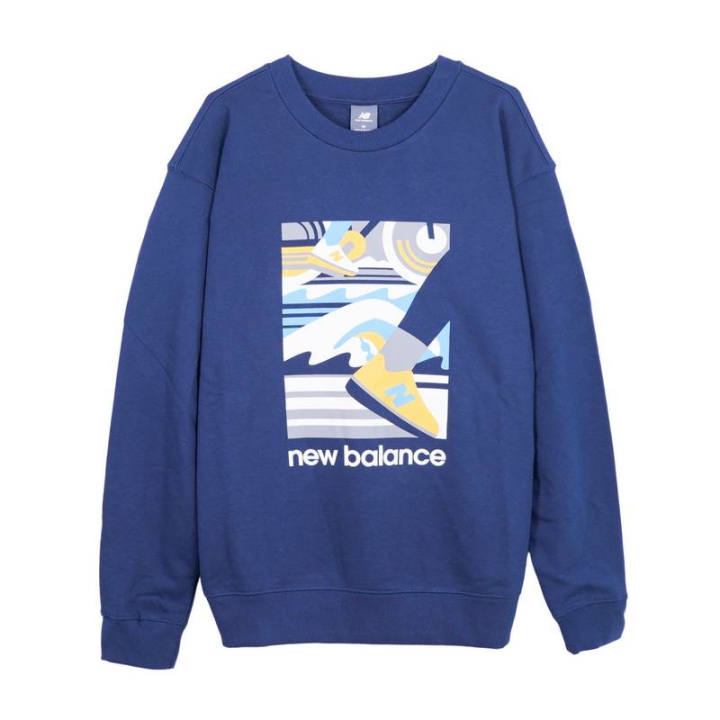 New Balance New Balance NB Sweatshirt Men's Navy Blue