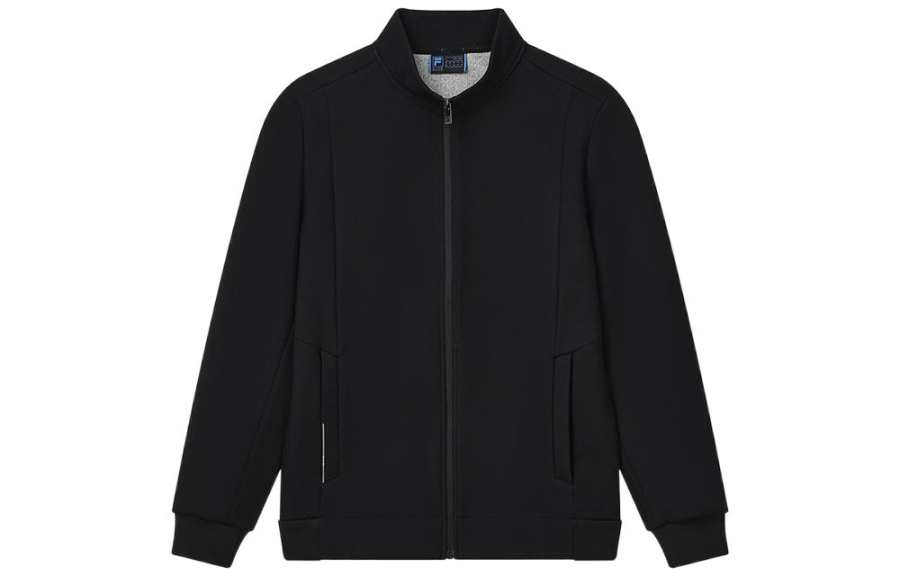 FILA Jackets Men's Black Stand Collar Moderate Other