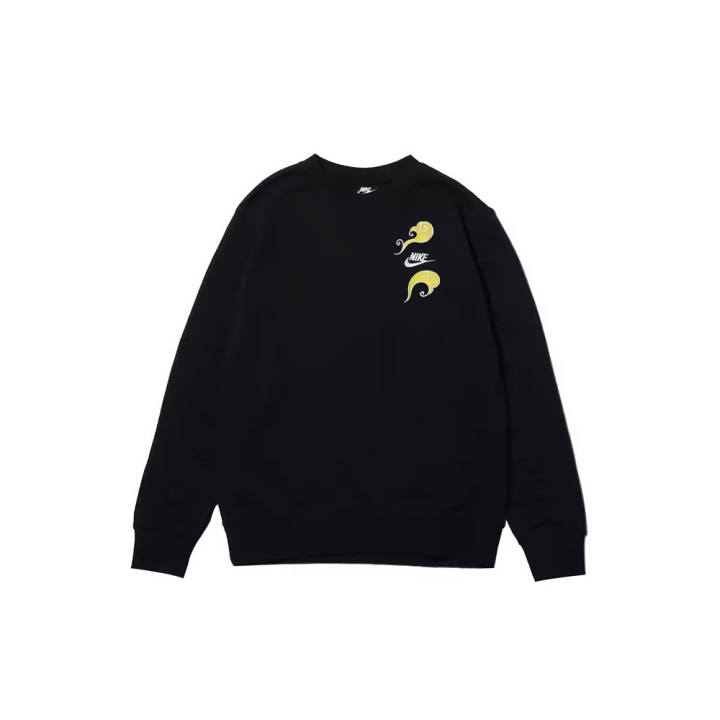 Nike Nike Sweatshirts Men's Black Crew Neck Moderate Regular