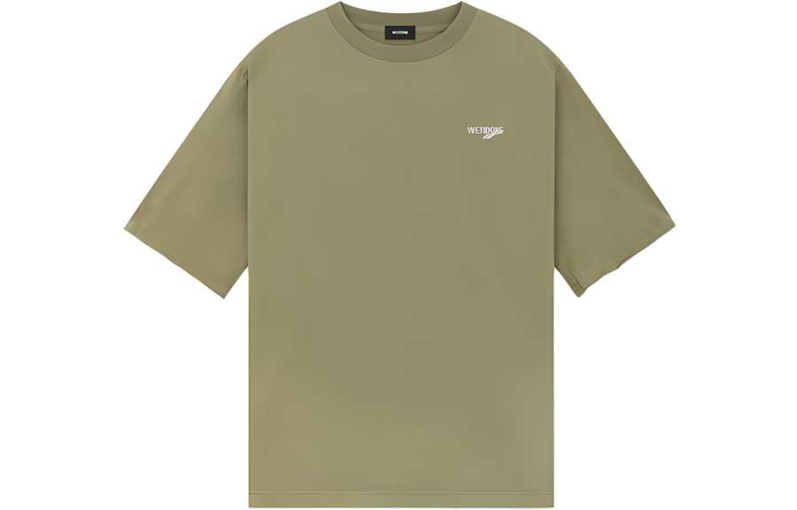 WE11DONE WE11DONE T Shirts Unisex Green Crew Neck Moderate