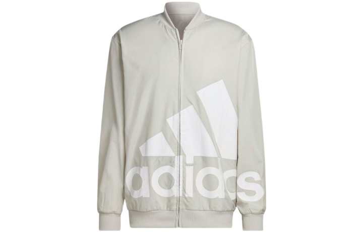 Adidas Adidas Jackets Men's Beige Baseball Collar Moderate Pilot