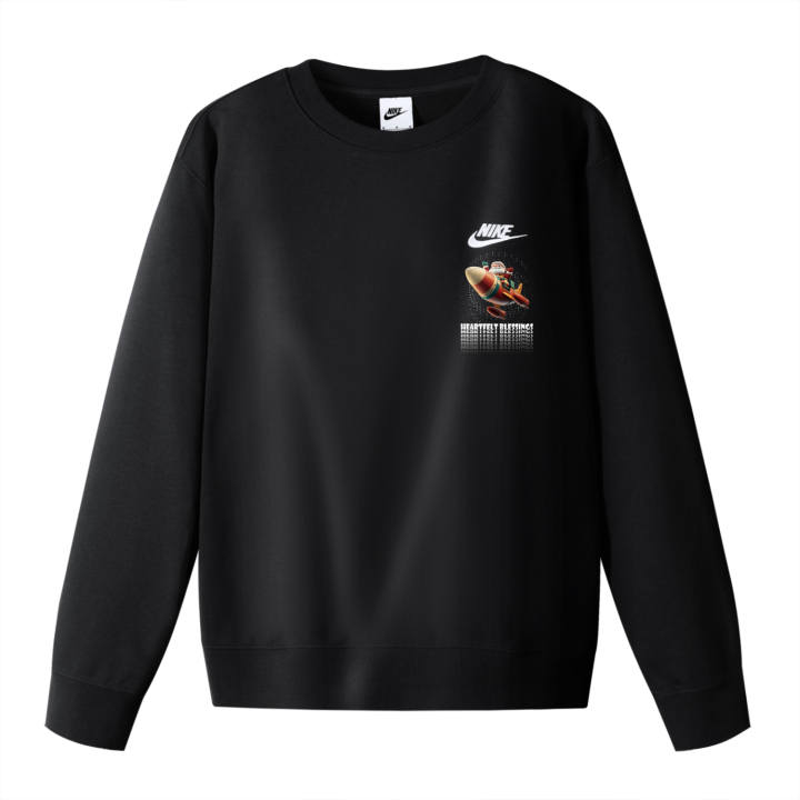 Nike Nike Sweatshirts Unisex Black Crew Neck Moderate Regular