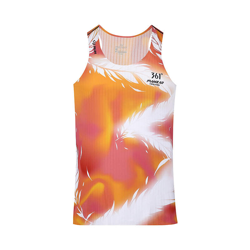 361° Tank Tops Men's Gold Crew Neck Thin Other