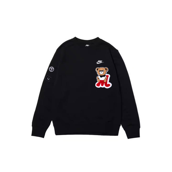 Nike Nike Sweatshirts Men's Black Crew Neck Moderate Regular