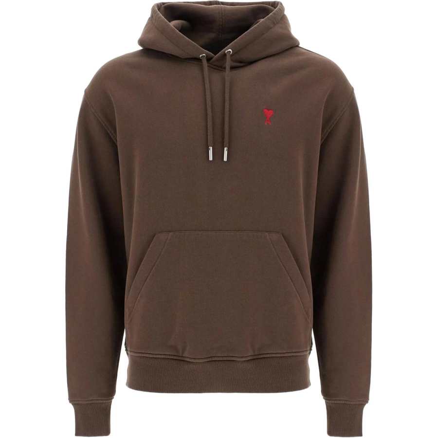 AMIPARIS Ami Paris Ami De Coeur Drawstring Hoodie