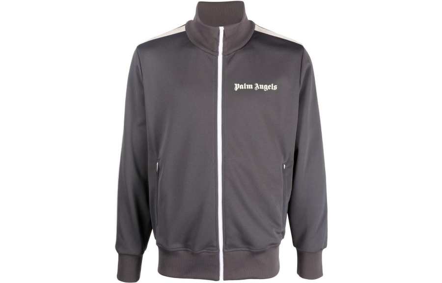 Palm Angels logo-print track jacket