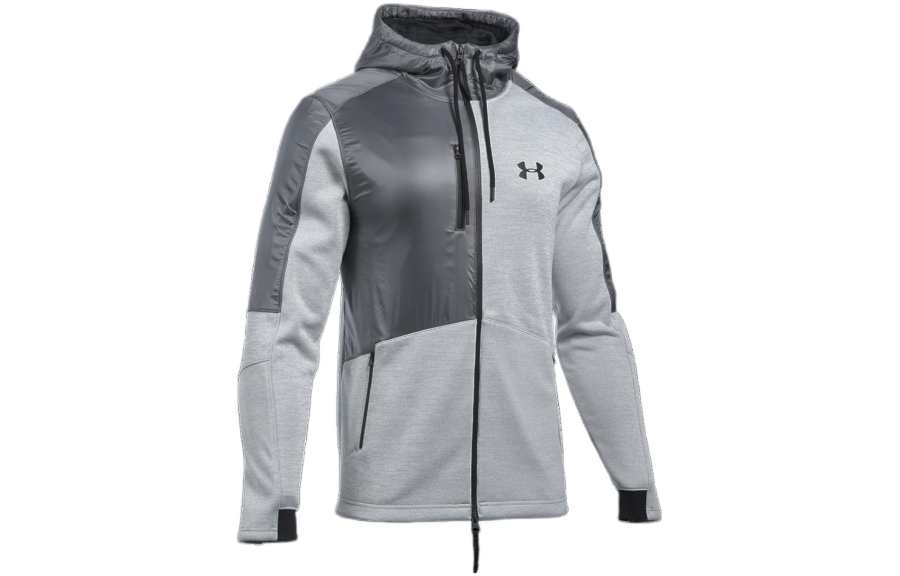 Under Armour Swacket Jackets Men's Gray Hooded Moderate Other