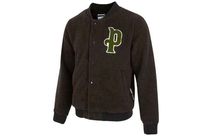 PUMA PUMA Jackets Men's Black Baseball Collar Moderate Other