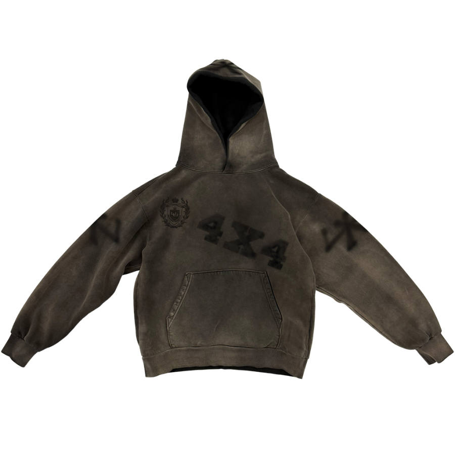 Travis Scott 4X4 Hoodie Dark Brown