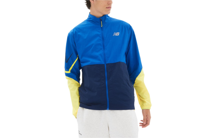 New Balance New Balance Impact Run | Jackets Men's Blue Stand Collar Moderate Other
